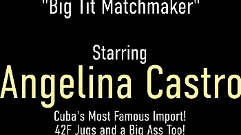 Curvy Latina Angelina Castro's Big Silicone Tits and Fat Ass