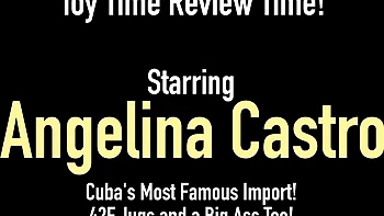 Angelina Castro's huge silicone tits fucked raw