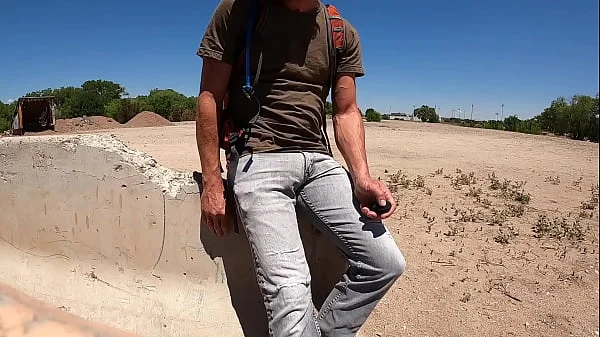 Putting a vibrator in a condom and cumming in public