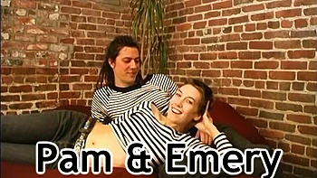Brunette Amateur Couple Pam & Emery Fuck Hardcore