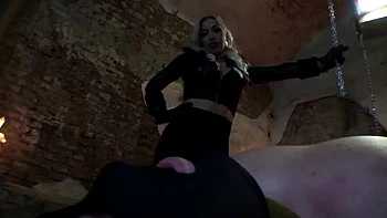 Sweaty Feet in Black Sportswear, Femdom Fetish