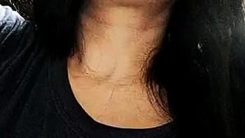 Russian Brunette Milf Masturbates on Webcam