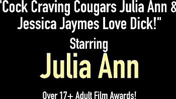 Big-Tit MILFs Jessica Jaymes and Julia Ann POV Fuck