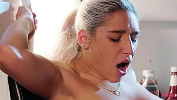 Horny Blonde Lesbians Fingering & Pussy Licking