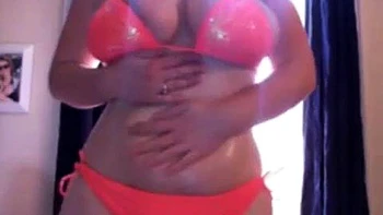 Thick Latina Teases Striptease and Masturbates Solo