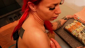 Redhead German Teen Slut Fucks Stranger’s Big Cock