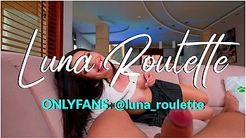 Hot Pov Sex With Naughty Stepsister, Creampie And Cum In Mouth - Luna Roulette