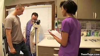 Sexy Nurse Cum Extraction