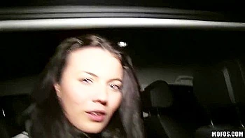Hot Euro Chick With Big Tits 1 - Vanessa Decker Pov Car Blowjob