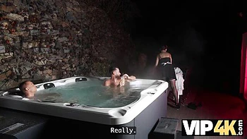 Spa smut with sneaky Dana Levy from VIP 4K