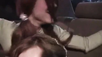 Blowjob scene with salacious hoochie from Premium GFs